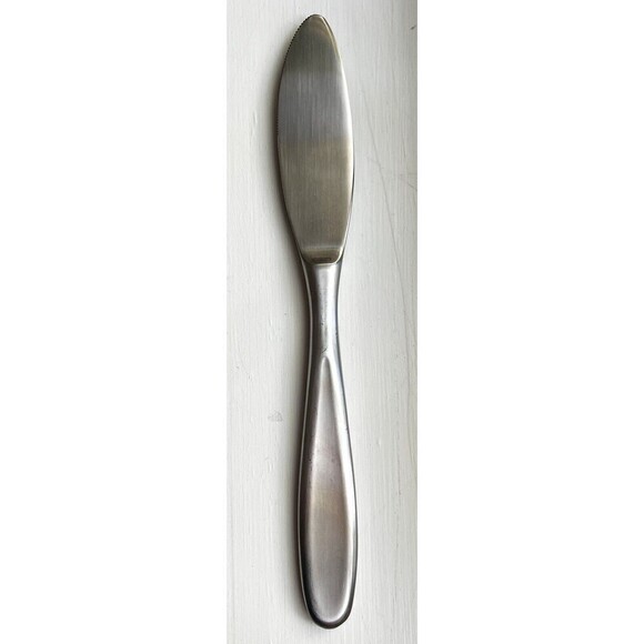 Pottery Barn TIVOLI Flatware Stainless 18/10 Satin Korea Knife 8 1/4” - Picture 1 of 3